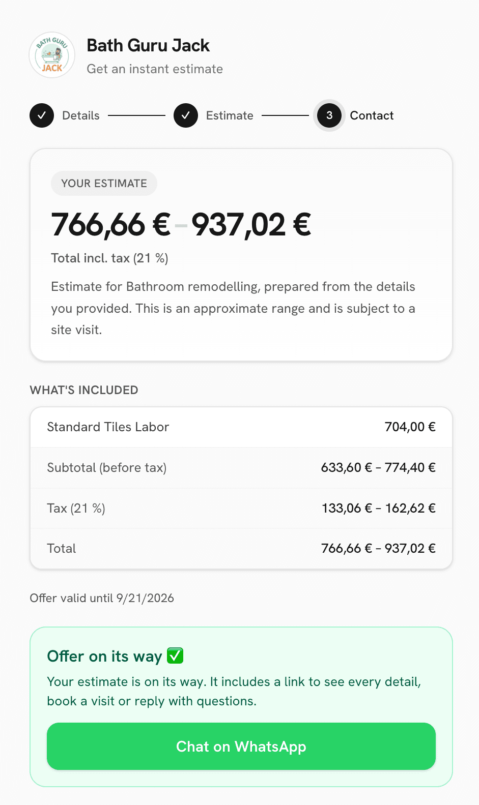 Connect Ofértamelo to the tools your business already runs.